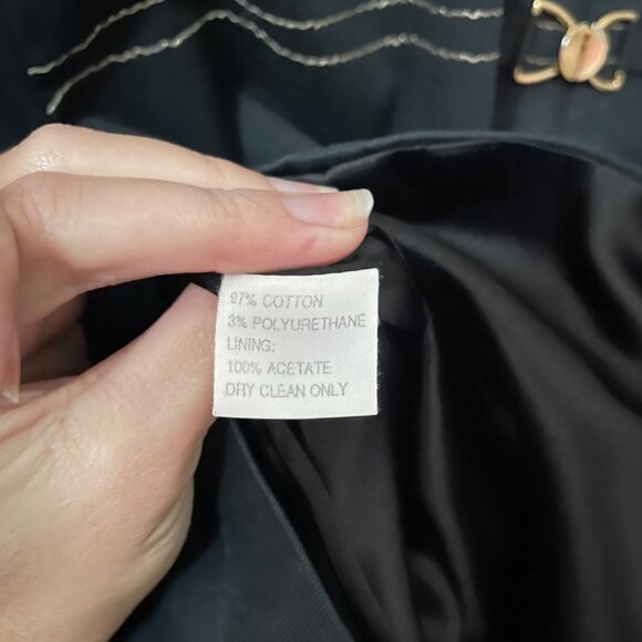 Vintage St. John Sport Dark Navy Toggle Up Jacket 2P Classic Nautical Old Money - Picture 5 of 8